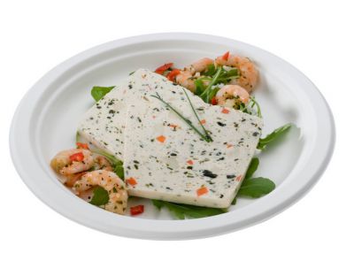 Assiette ronde bagasse 18 cm Pqt 50 