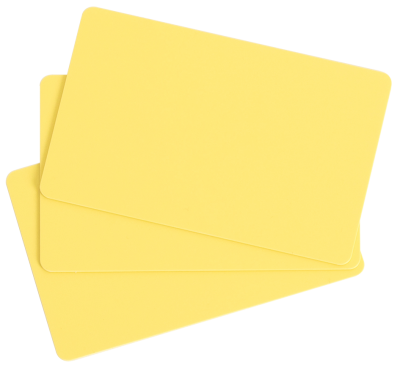 Carte EDIKIO jaune 8.6 x 5.4 cm Bte 100