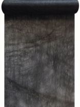 Chemin de table intiss noir 30cm/10m