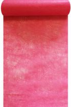 Chemin de table intissé rose indien 30cm x 10m