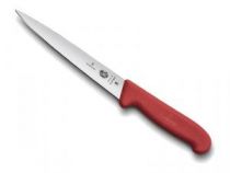 Couteau à dénerver manche rouge 20 cm