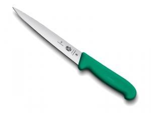 Couteau � d�nerver manche vert 20 cm