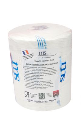 Ficelle Saucifil blanc 3,5/2 liss�e