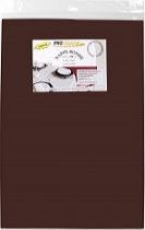 Nappe ronde non tisse chocolat 240 cm