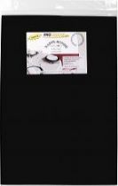 Nappe ronde non tissée noire 240 cm