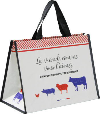 Sac cabas \ Boucherie\  Neutre ou Personnalis�