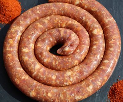 Saucisse fra�che au piment d\'espelette 591 sac 2kg