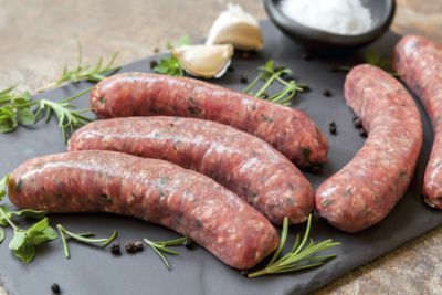 Saucisse fra�che traditionnelle aux herbes 455A col sac 5kg
