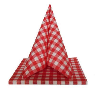 Serviette Champ�tre 40 x 40 cm Pqt 50 