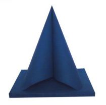 Serviette non tisse Dunilin bleu fonc 40 x 40 cm Pqt 50